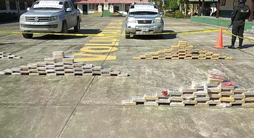 Fuerza antinarcóticos incauta 202 kilos de cocaína en el trópico cochabambino 