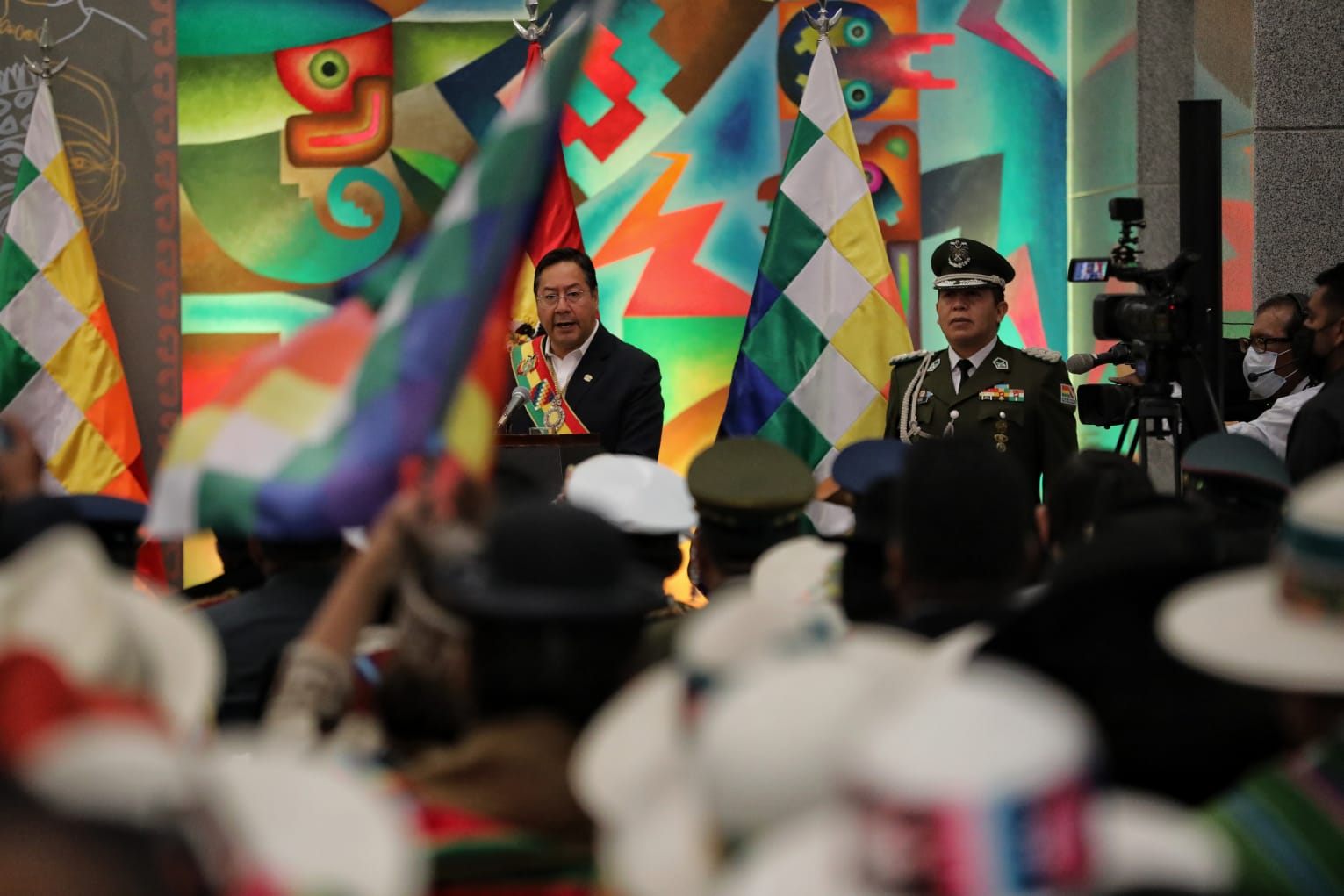 Presidente recuerda a Katari, Willka, Belzu, Villarroel, Marcelo y Evo y afirma que el Estado Plurinacional abrió un nuevo tiempo para Bolivia