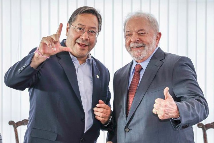 Arce y Lula acuerdan reactivar el corredor ferroviario bioceánico 