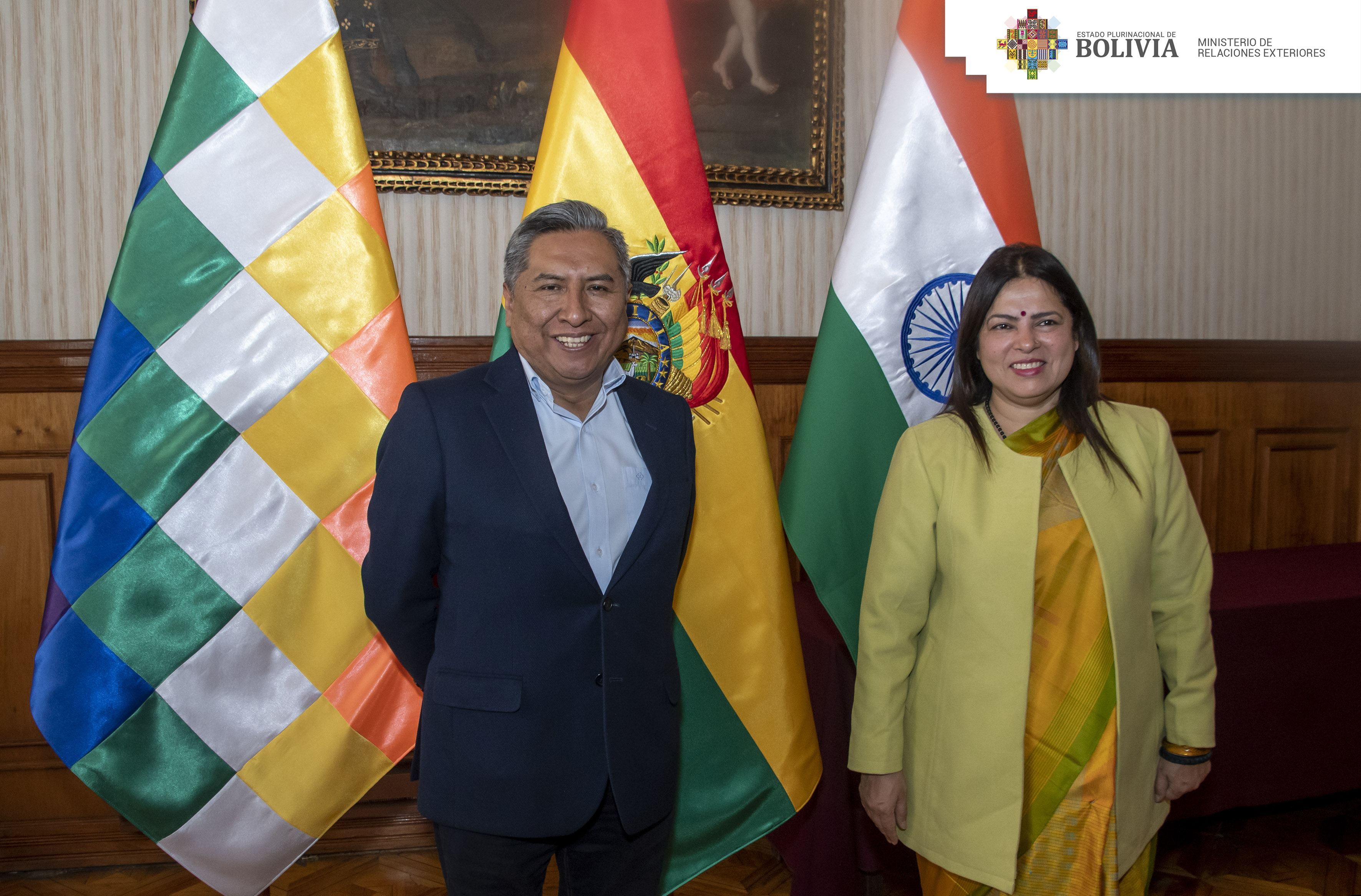 Bolivia e India trazan agenda para fortalecer la relación bilateral