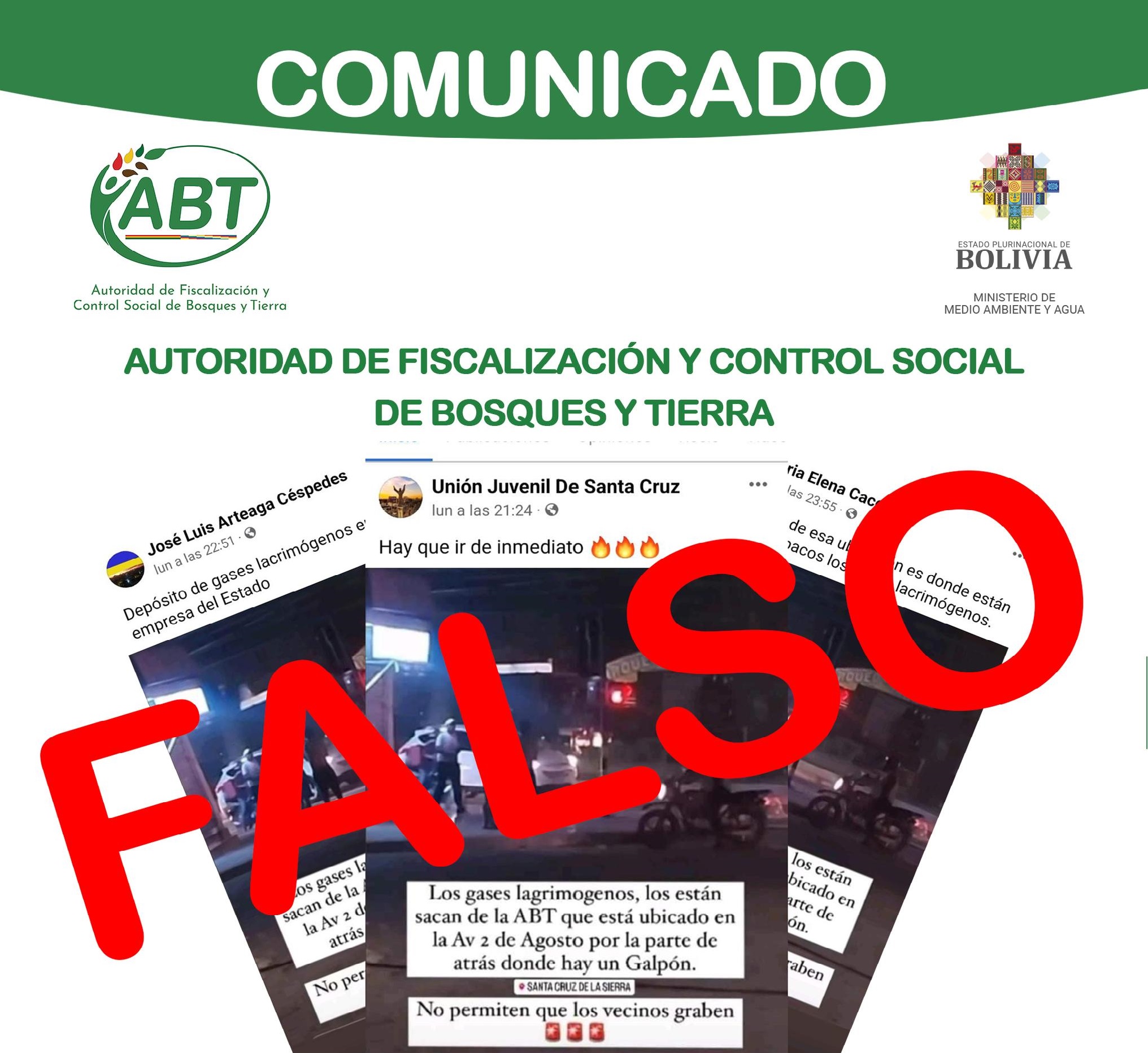 ABT denuncia que información falsa y tendenciosa circula en redes sociales para provocar nuevos atentados