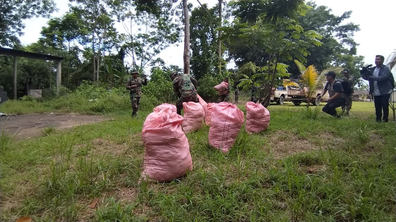Felcn destruye más de 732 kilos de cocaína secuestrada en Villa Tunari 