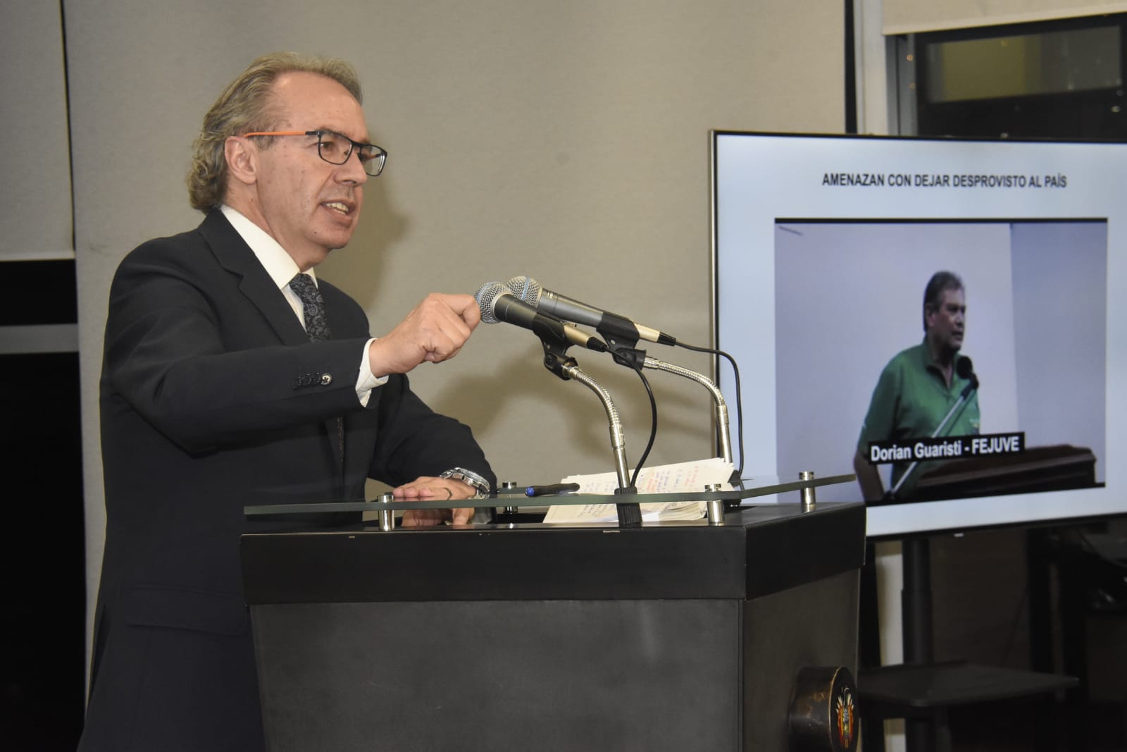 Richter asegura que derechos de Camacho se respetan y se hará conocer a organismos como la CIDH