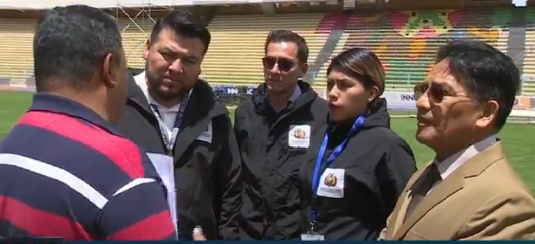 Defensa del Consumidor inspecciona estadio Siles para verificar seguridad del concierto de Don Omar