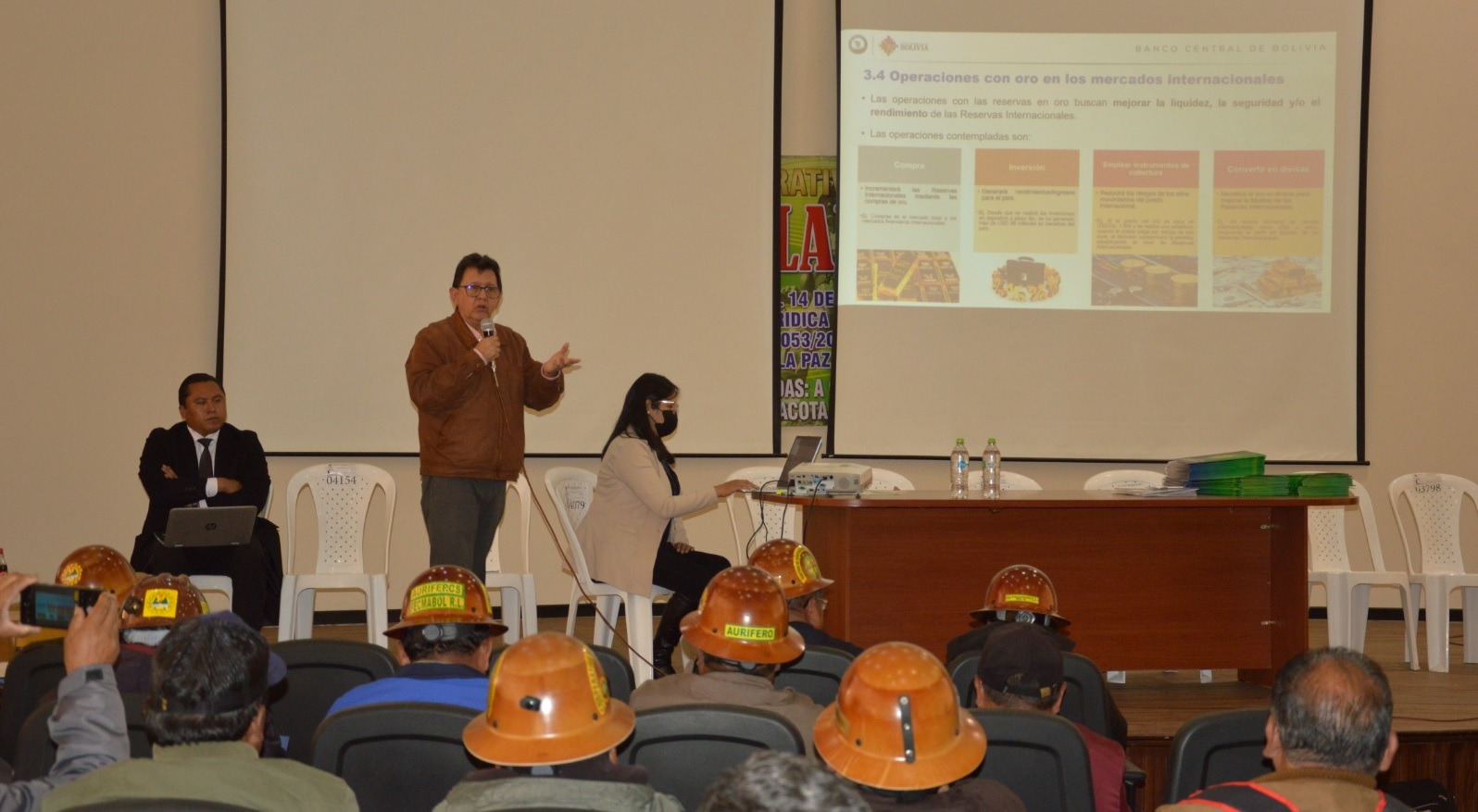 BCB socializa el “Proyecto de ley de compra de oro” con cooperativas mineras de La Paz