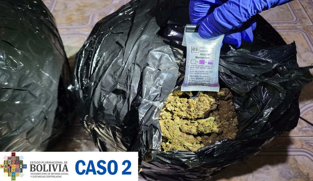 Secuestran más de 152 kilos de droga y provocan un daño al narcotráfico de más de $us 235.000