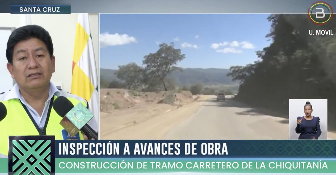 La carretera San José de Chiquitos – San Ignacio de Velasco registra un avance del 39%