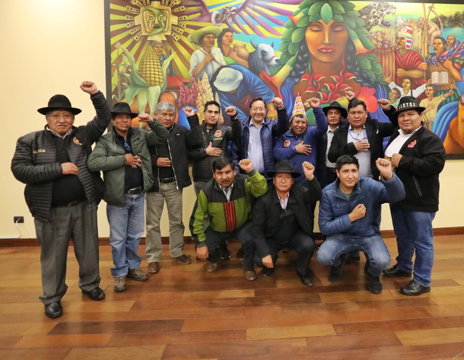 Arce y la dirigencia de la CSUTCB ratifican la “unidad inquebrantable”