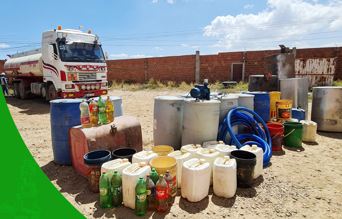 ANH intercepta en El Alto dos cisternas con 48.000 litros de combustible desviadas al contrabando
