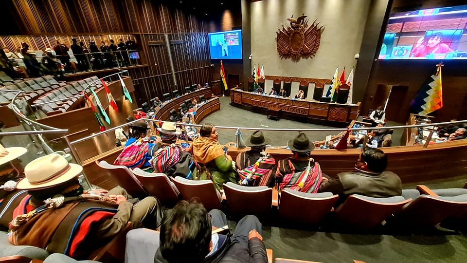 Senado sanciona acuerdo crediticio con el BID por $us 50 millones para programa de conectividad territorial en La Paz