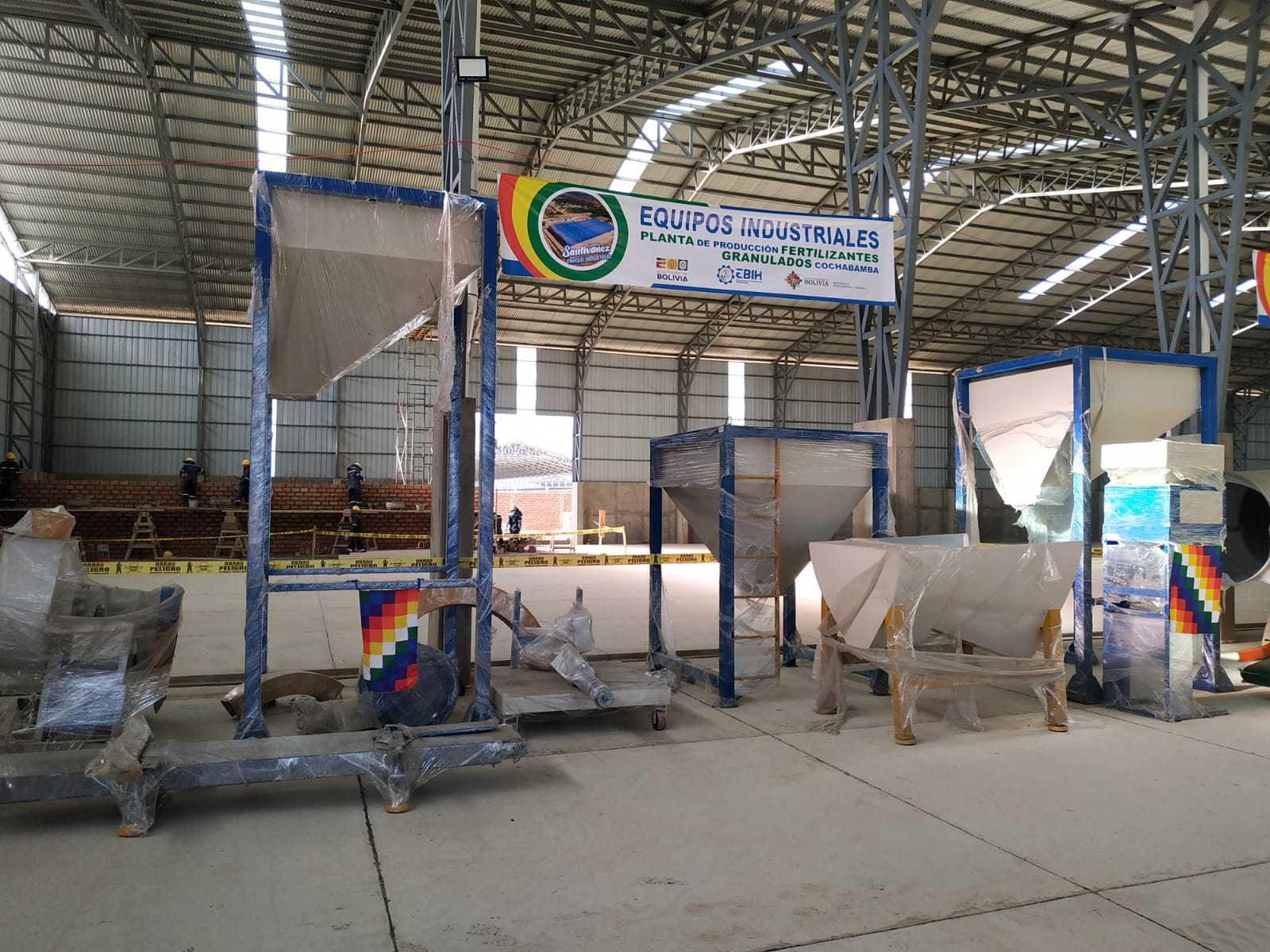 Arriban equipos para la planta de fertilizantes NPK, en septiembre será inaugurada