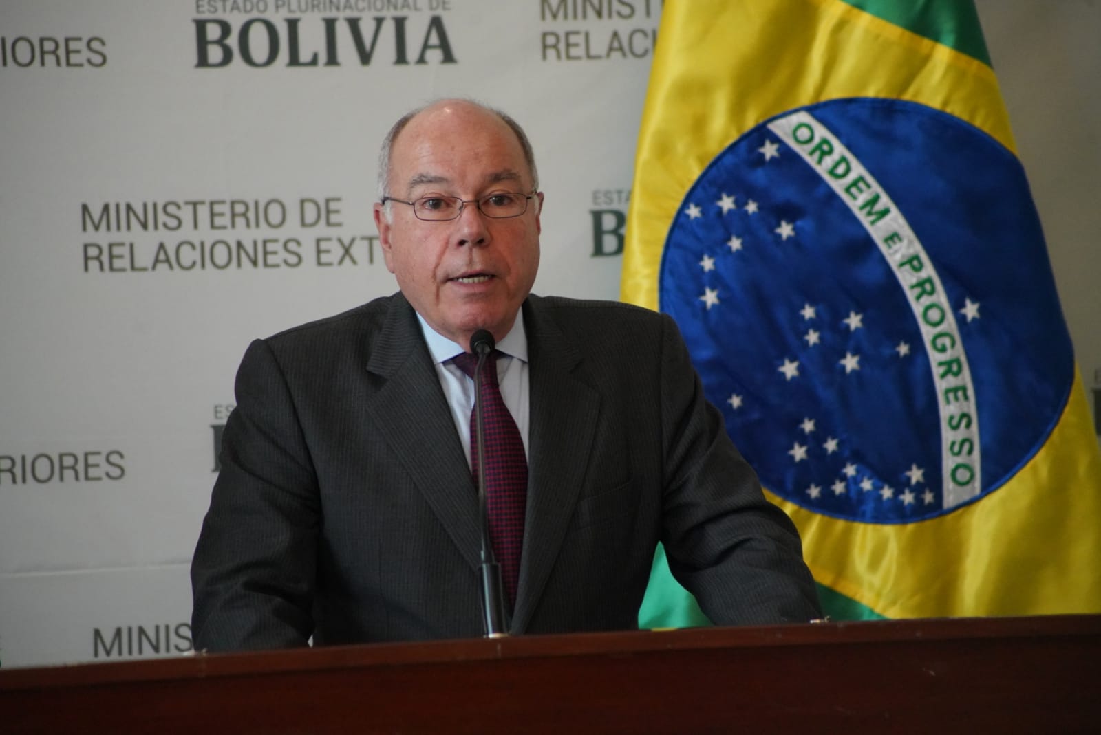 Canciller Vieira: Brasil y Bolivia son socios históricos, venimos a reanudar los lazos de amistad y cooperación