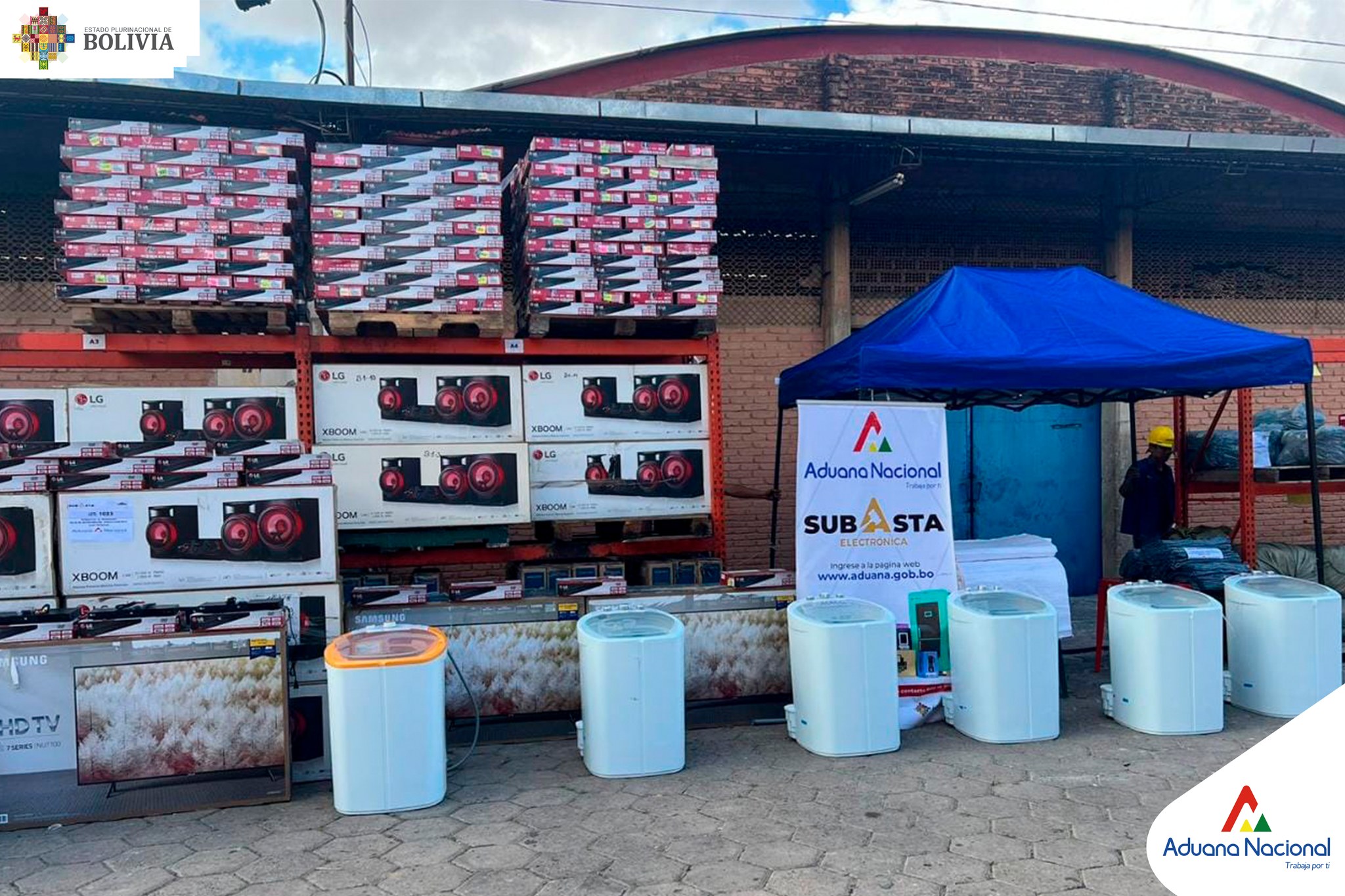 Aduana subastará en Santa Cruz más de 9 toneladas de mercancía incautada al contrabando