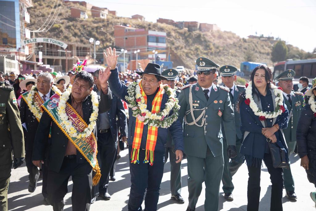 Vicepresidente celebra aniversario de Uncía y reafirma que el Proceso de Cambio busca la unidad del pueblo