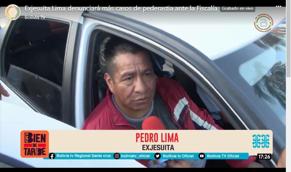 Exjesuita Pedro Lima llega a Bolivia y busca ampliar acusaciones “contra otros jesuitas que abusaron de niños”