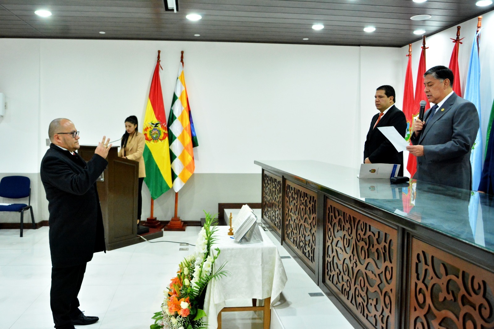 Posesionan al jurista Félix Balderas como Fiscal Departamental de Beni