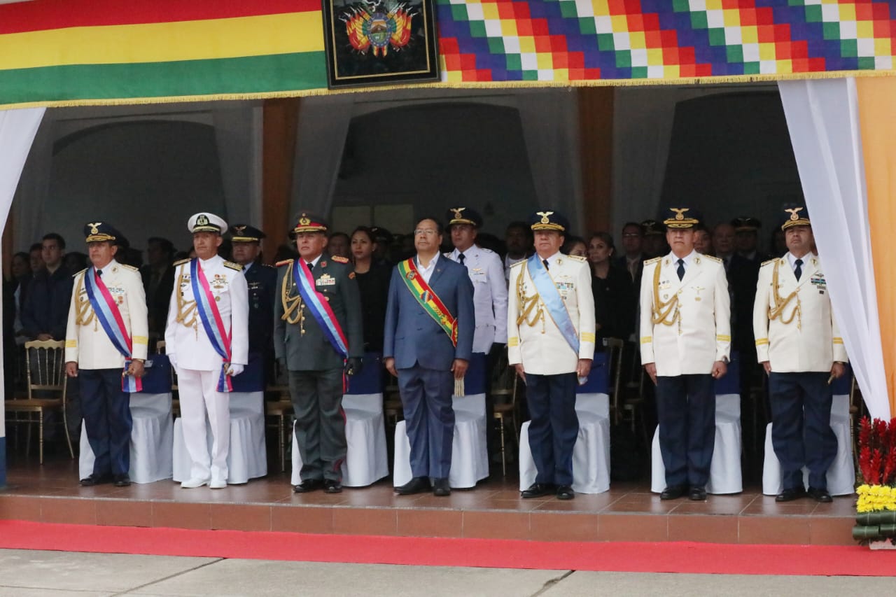 Arce convoca a defender Bolivia de la “pretensión imperial” de apoderarse de los recursos naturales