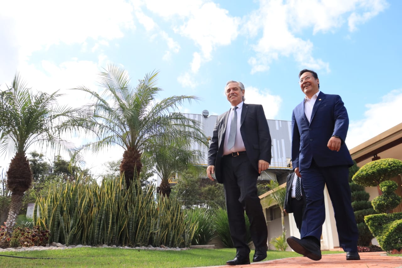 Arce y Fernández consolidan la hermandad, amistad e integración de Bolivia y Argentina