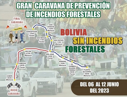 Arce presentará la Estrategia Nacional de Prevención, Control y Combate de Incendios Forestales 2023