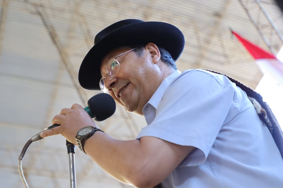 Presidente afirma que en 2022 se derrotó a la derecha cruceña, pero que ahora sigue con sus intentos desestabilizadores