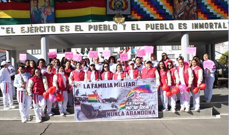 Fundación de esposas de militares del Ejército recauda Bs 581.786,01 para apoyar a los dos cadetes accidentados