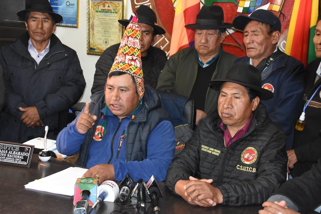 CSUTCB llama a la unidad de las bases y condena intentos de “divisionismo” al interior del MAS