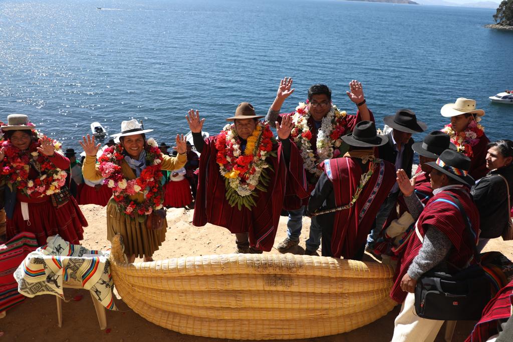 Vicepresidente reinaugura el Palacio Pilkokaina y lanza la promoción turística en la Isla del Sol