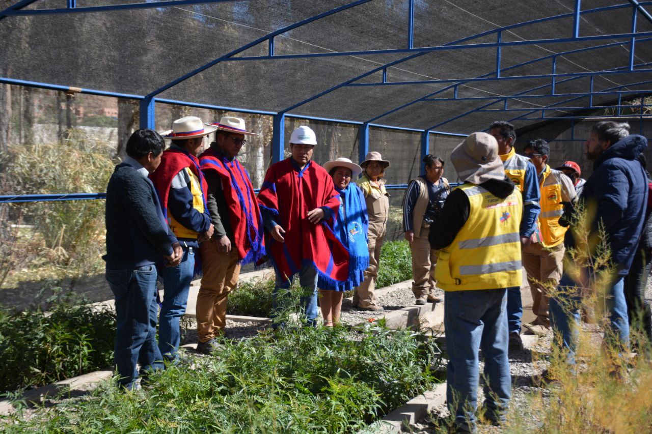 Gobierno entrega vivero para incrementar la producción de plantines y ampliar la cobertura forestal en Tupiza