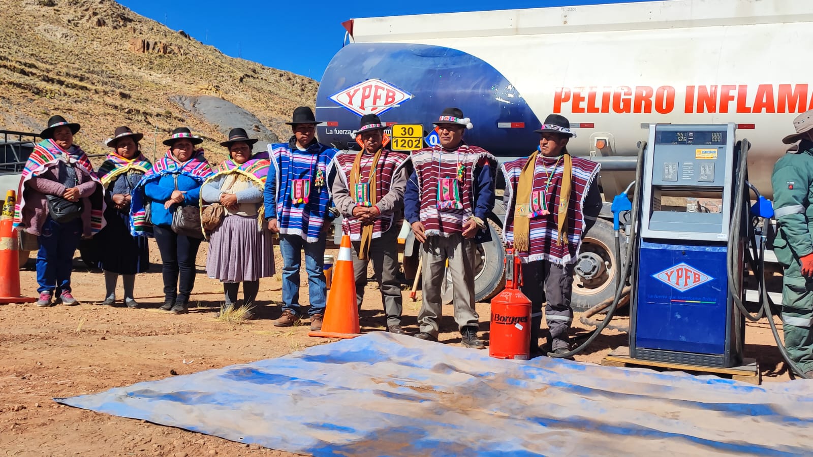 YPFB abastece con 24.000 litros de diésel a la actividad minera de Porco en Potosí