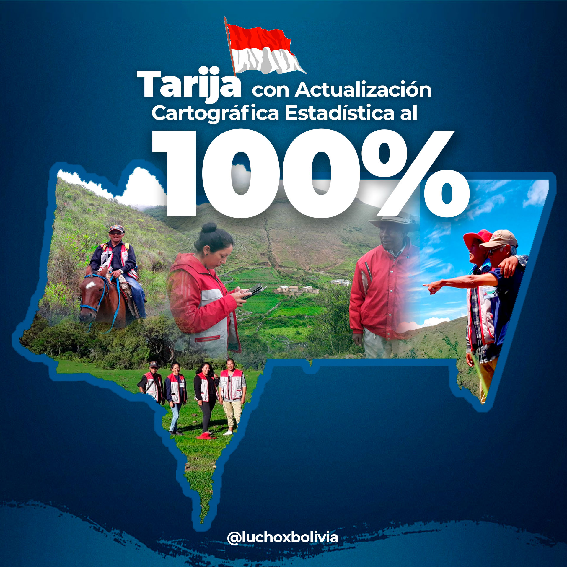 Presidente destaca consolidación de un Censo inclusivo con la Actualización Cartográfica completa en Tarija