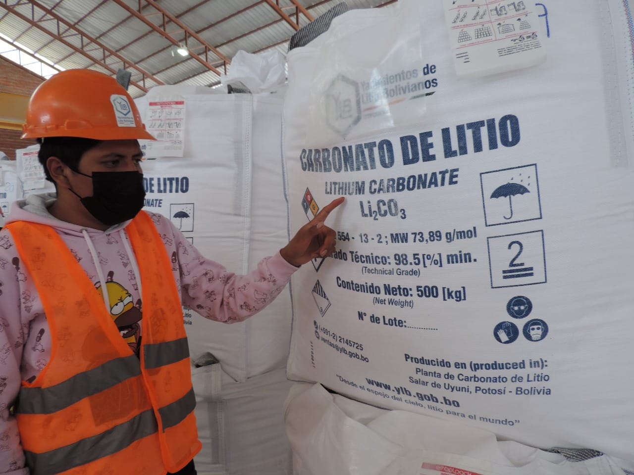 YLB exportará las primeras 3.000 toneladas de carbonato de litio de la planta industrial