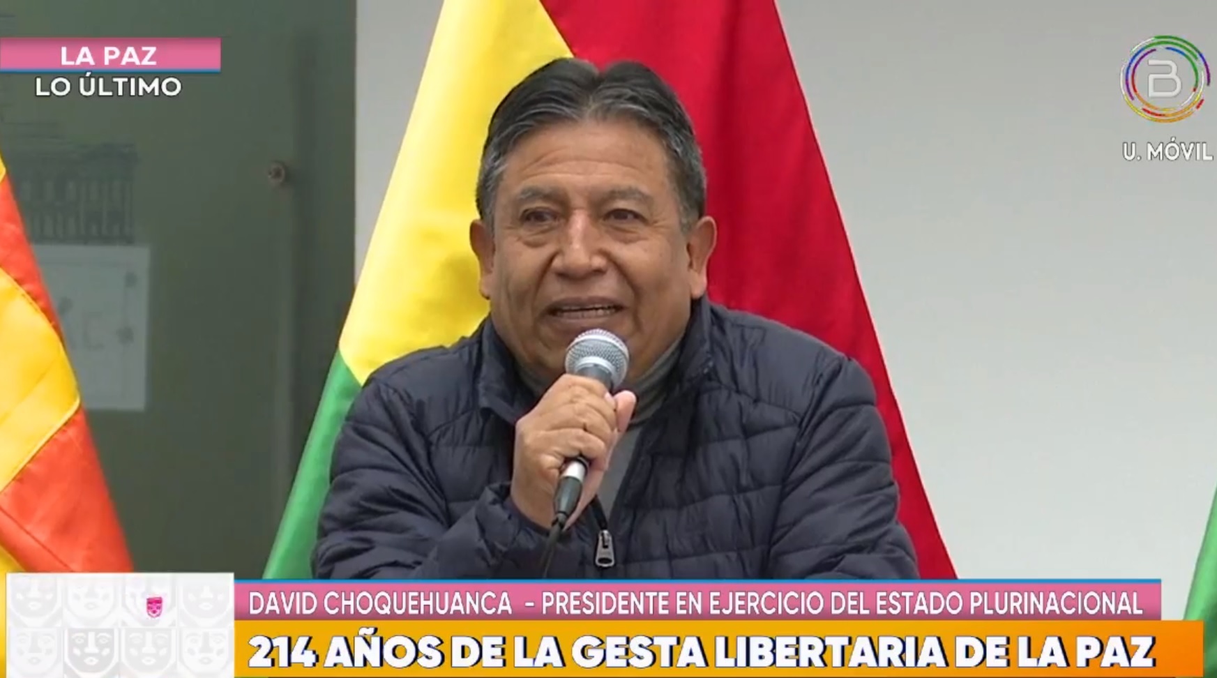 Choquehuanca llama a los paceños a vencer al divisionismo y recuperar la unidad