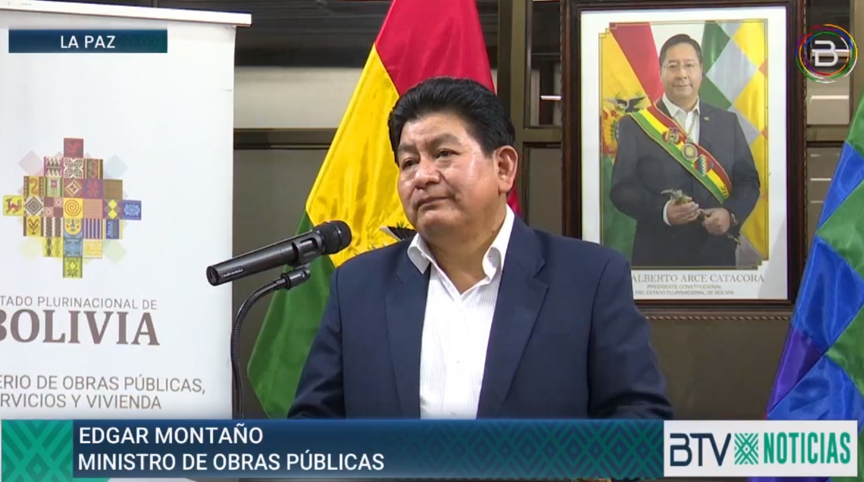 Arce tiene previsto entregar en La Paz obras como puentes, viviendas sociales y de telecomunicaciones