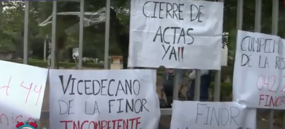 Estudiantes cumplen segundo día de toma pacífica del campus de la Universidad Gabriel René Moreno