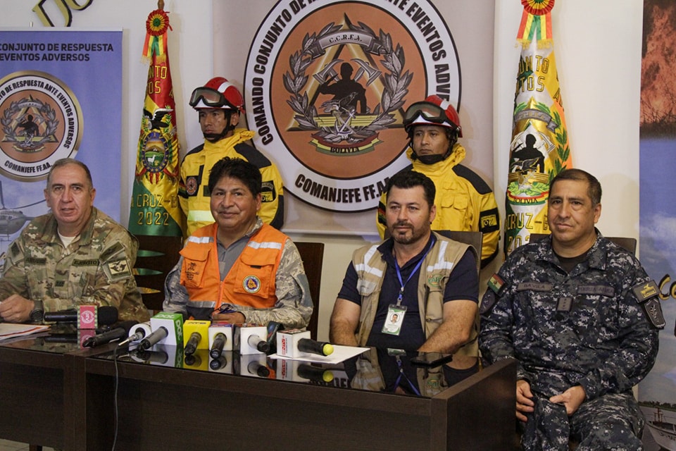 Controlan el incendio en el Parque Otuquis e inician patrullajes aéreos en municipios cruceños