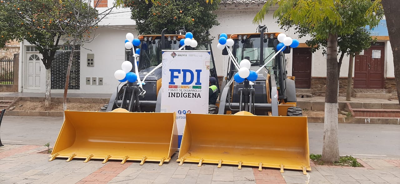 La maquinaria entregada a Uriondo. Foto: MDRyT.