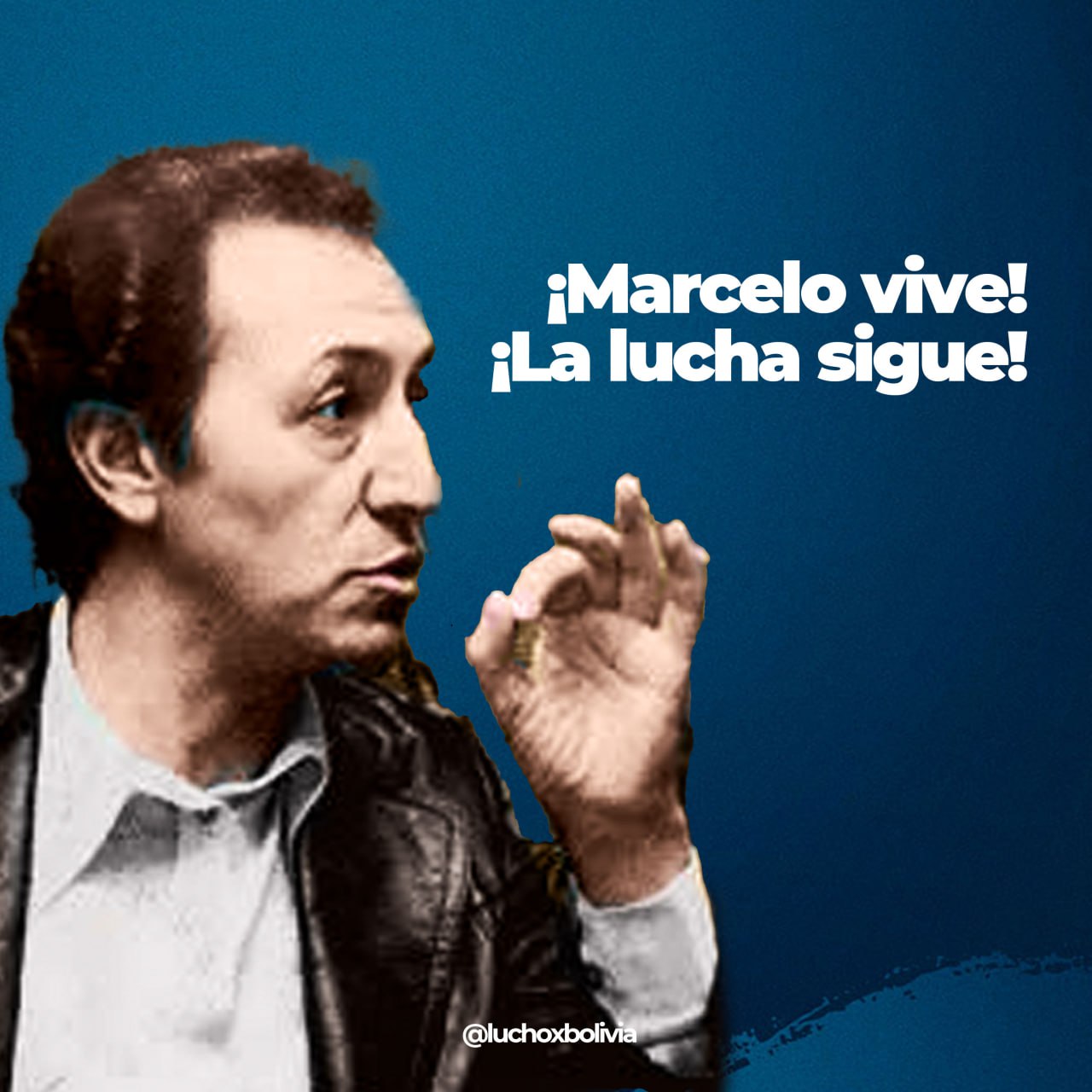 Presidente Arce recuerda al líder socialista Marcelo Quiroga Santa Cruz, a 43 años de su asesinato