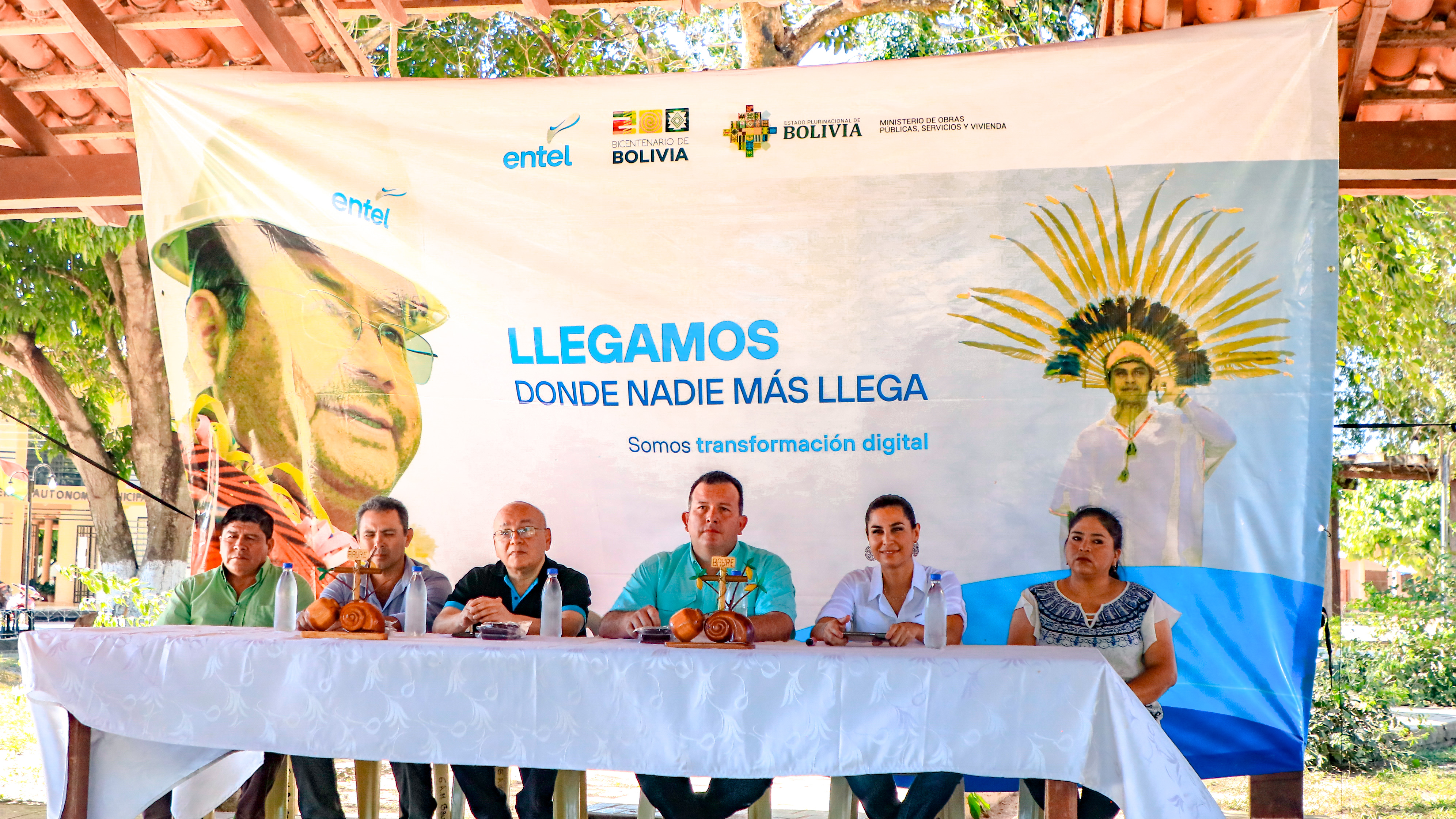 Entel universaliza el acceso a las telecomunicaciones en Baures con Fibra Óptica Al Hogar