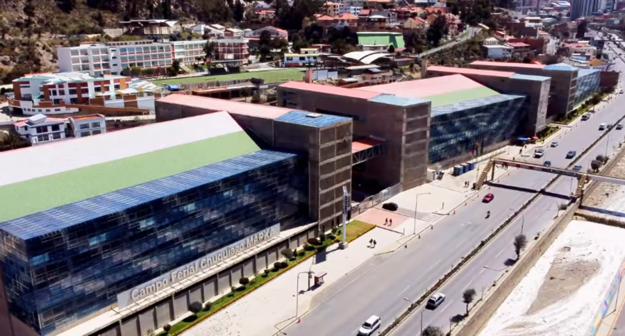 Arce destaca la importancia del Campo Ferial Chuquiago Marka para fortalecer al sector productivo