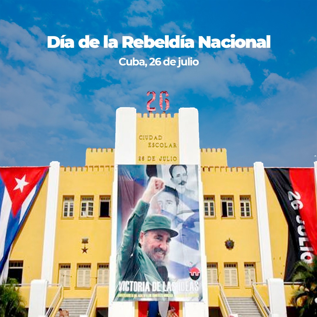 Arce saluda al pueblo de Cuba por el Día de la Rebeldía Nacional