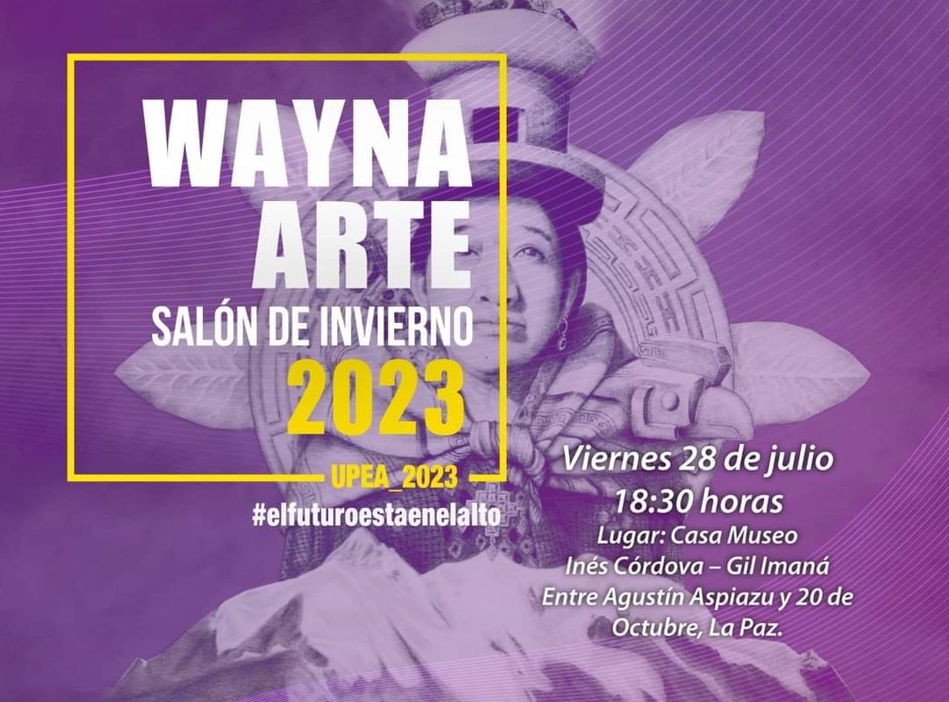 Visión de los jóvenes acerca de El Alto y Bolivia se plasma en la muestra “Wayna Arte 2023”