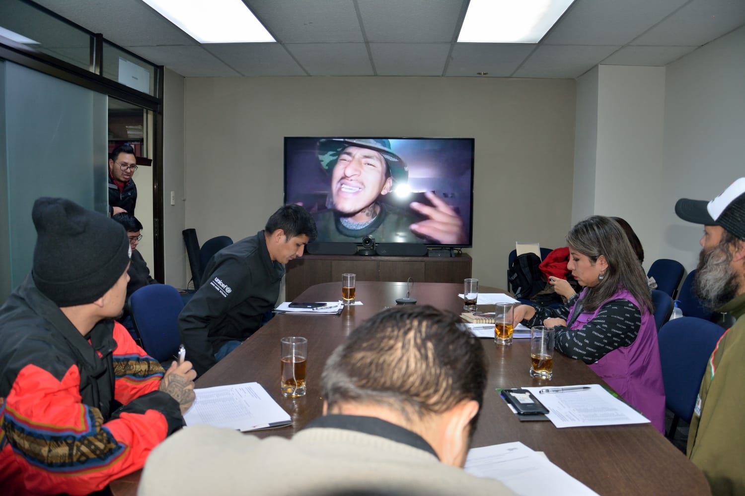 El concurso de rimas organizado por el Viceministerio de Igualdad de Oportunidades. Foto: Ministerio de Justicia.