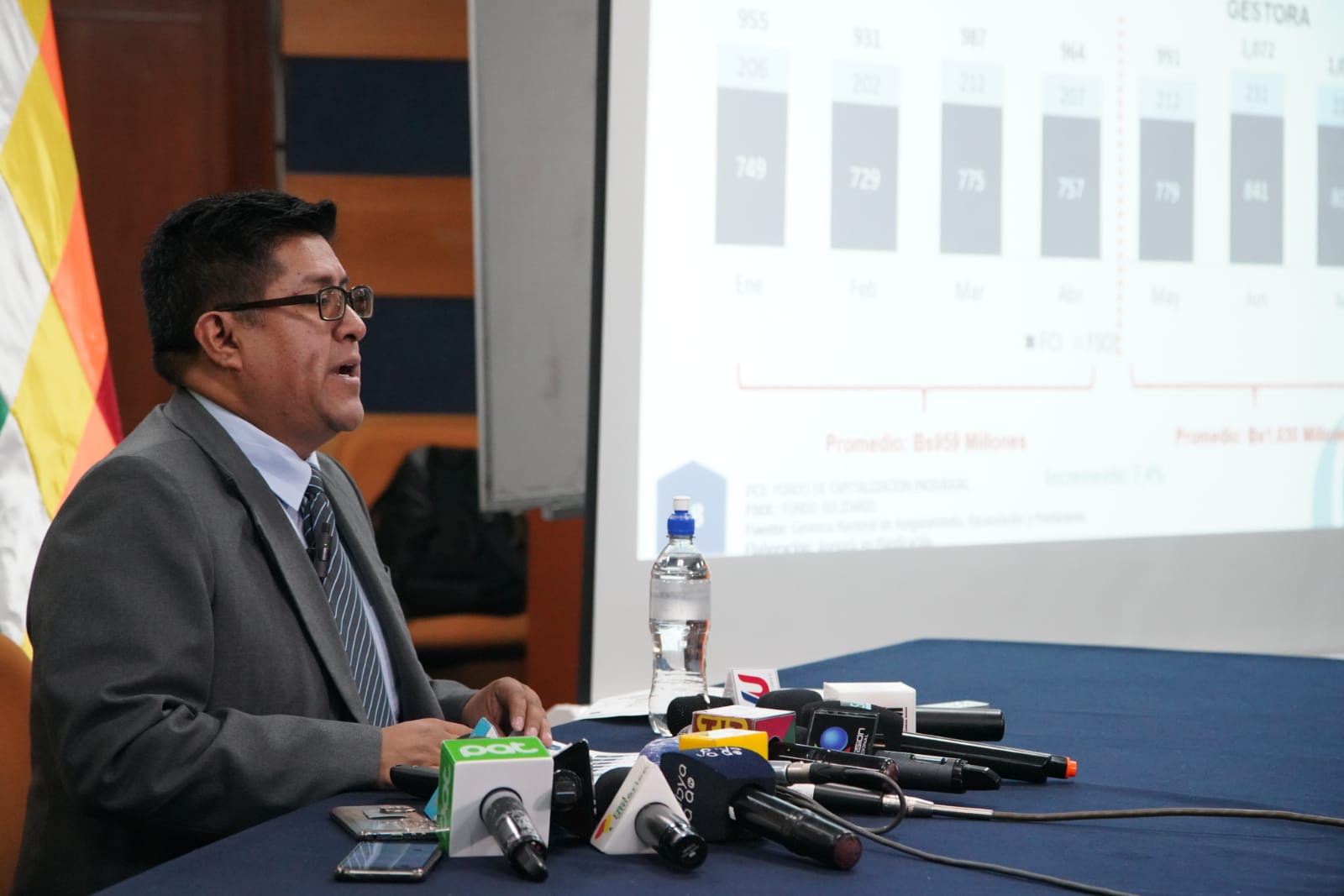 Gestora paga a jubilados Bs 600 millones y alcanza al 82% de avance en la planilla de julio 