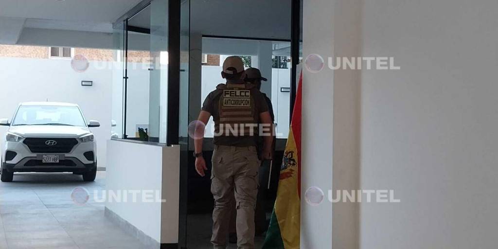 El operativo realizado en horas de la tarde. Foto: Captura Unitel.