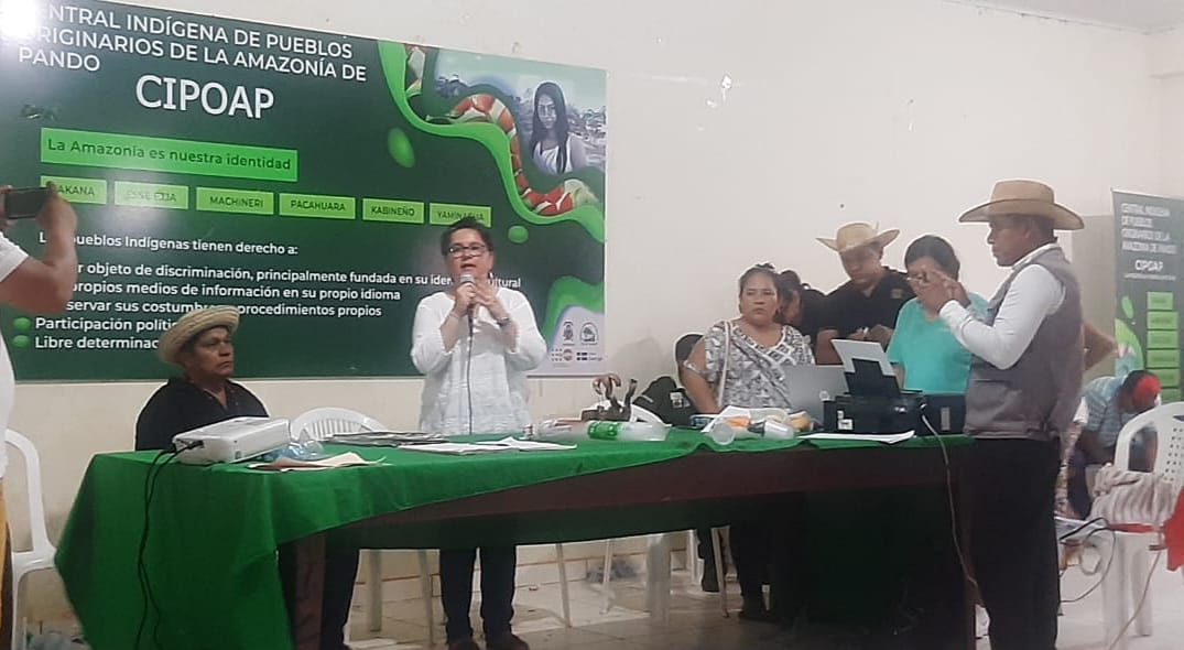Ministra Navia exhorta a encarar lucha conjunta con pueblos amazónicos contra la minería ilegal