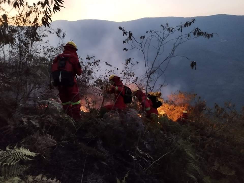 Defensa Civil afirma que el incendio en Yanacachi es el único activo en el país