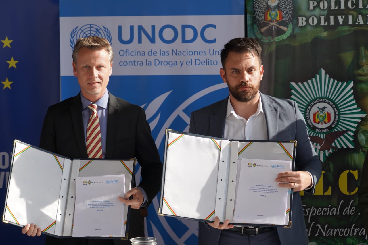 Amplían proyecto AIRCOP para fortalecer el control en el aeropuerto de El Alto