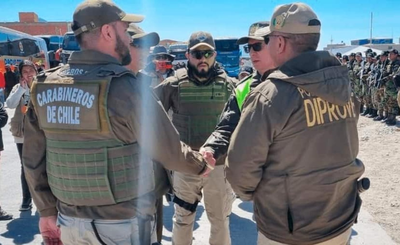 Policías de Bolivia y Chile ejecutan primer operativo binacional en la zona fronteriza de Pisiga