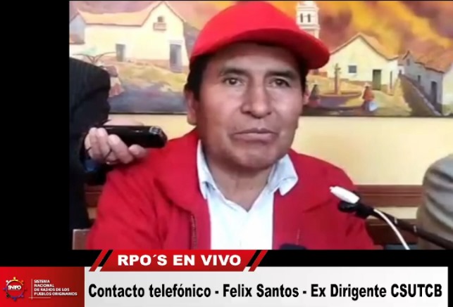 Exejecutivo de la Csutcb afirma que facción de autoproclamados no son interlocutores válidos 