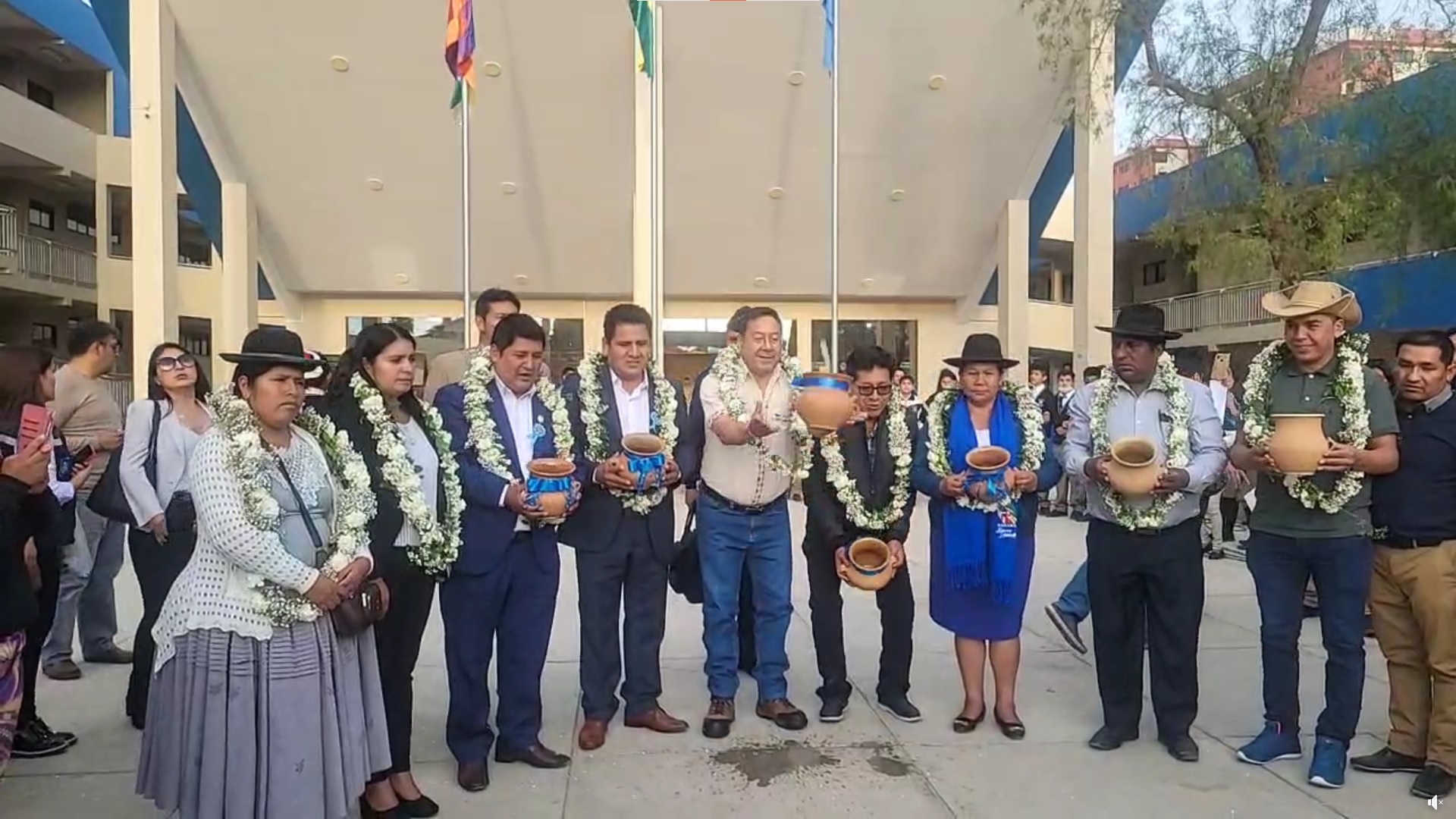 Arce entrega escuela de Bs 12,5 millones e inicia agenda de inauguración de obras en Cochabamba